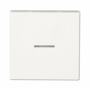 Клавиша 1-я для выключателей и кнопок   с окошком для подсветки. Для механизмов- EP401U, EP406U, EP406U, EP407U, EP431U. Серия- Eco Profi. Материал- т