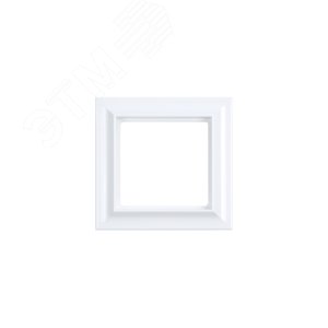 Рамка 1-пост, Eco Profi Standart, термопласт, белый