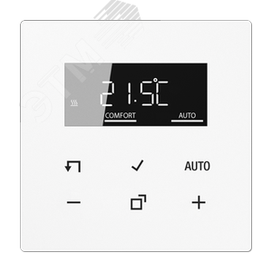 Контроллер комнатный с дисплеем «стандарт»(механизм+накладка), белый, LS990
