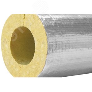 Цилиндр теплоизоляционный 20х022-1 из минеральной ваты K-ROCK ALU