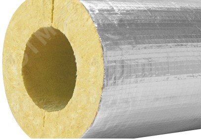 Цилиндр теплоизоляционный 20х018-1 из минеральной ваты K-ROCK ALU