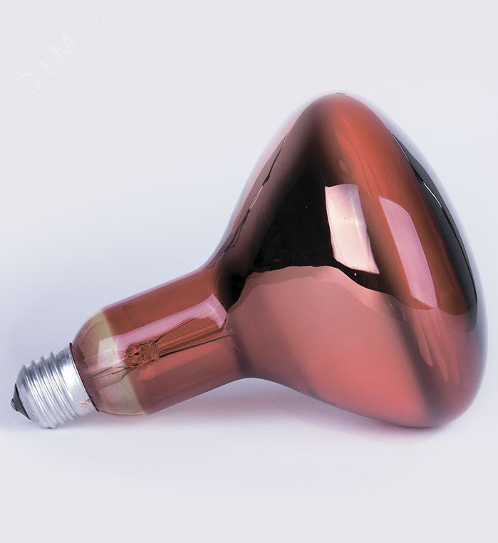 Лампа-термоизлучатель ИКЗК 230-100Вт R95 Е27 цв. инд. упак Калашниково