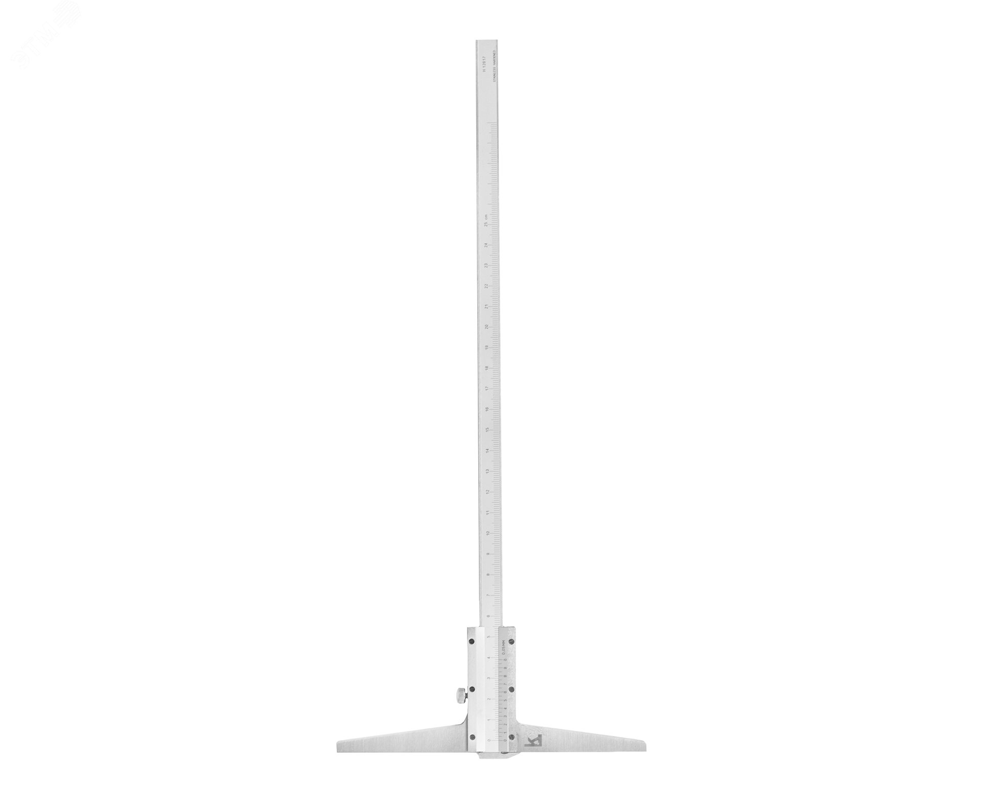 Штангенглубиномер ШГ 160 мм 0.05 КЛБ с толщиномером