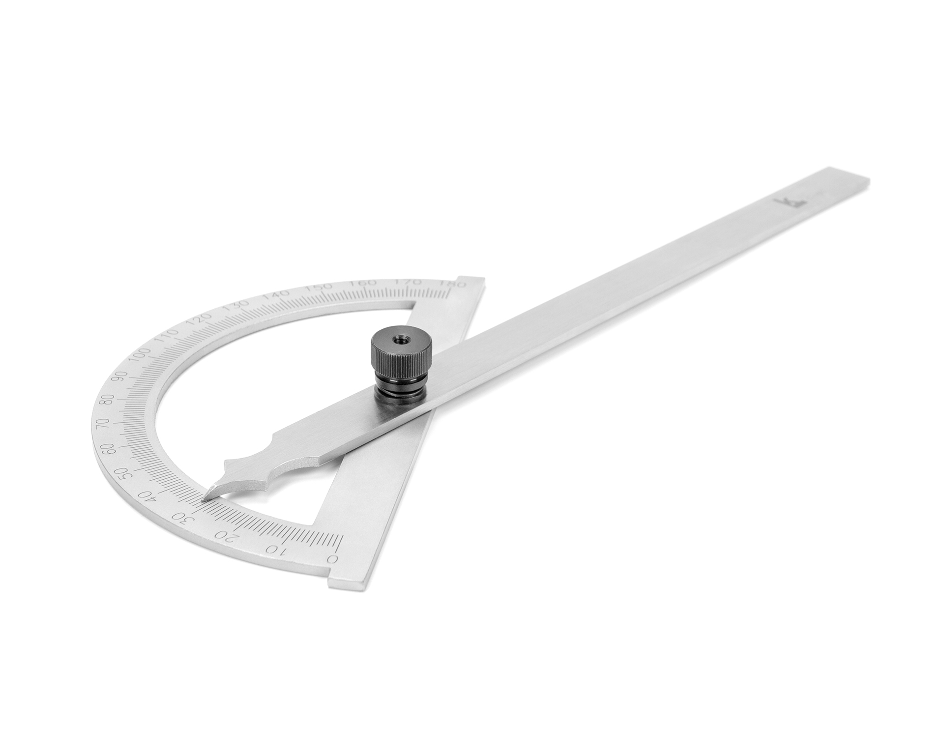 Угломер нониусный 0-180° (150х200мм, 1°) транспортир