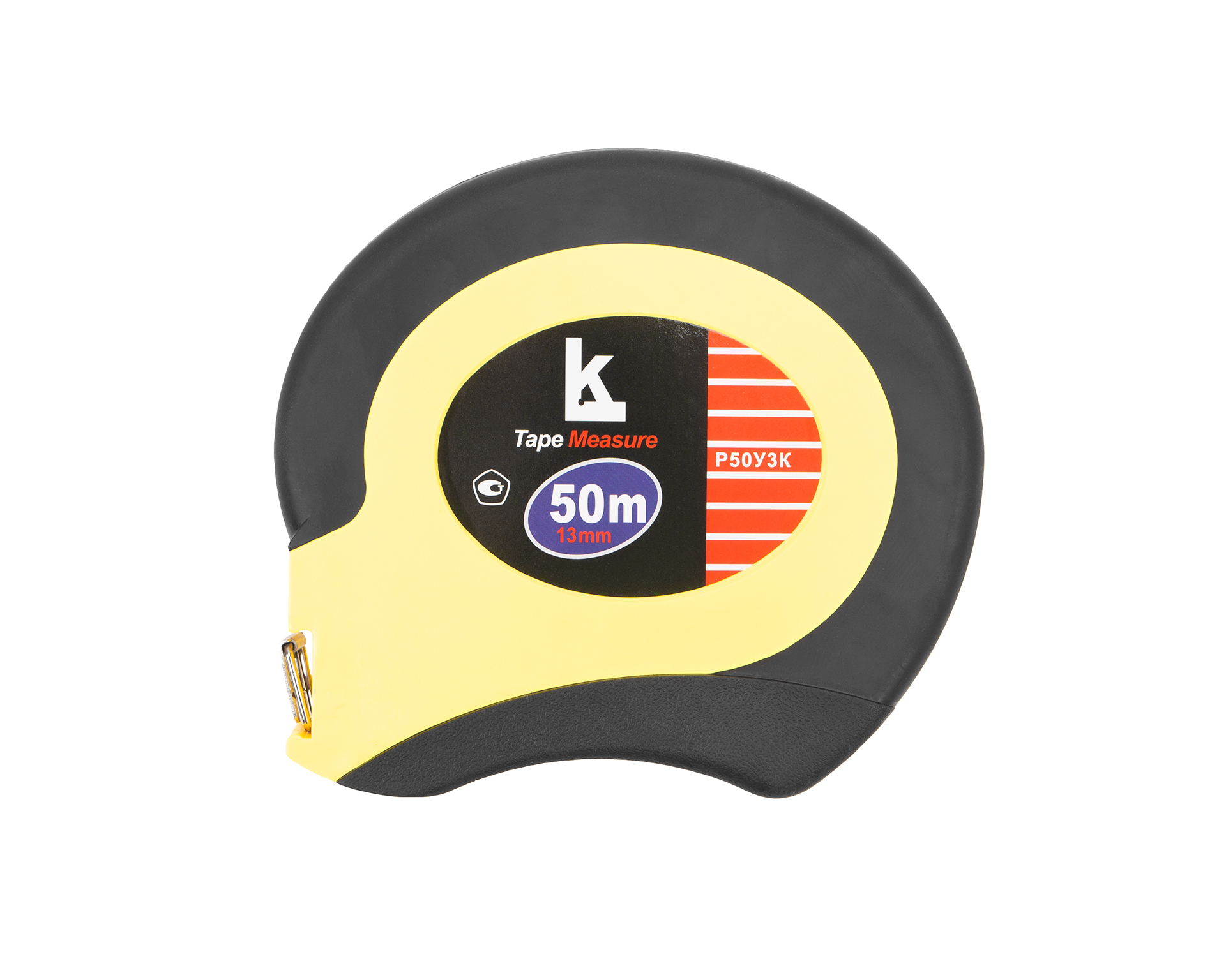 Рулетка 50м с кольцом, обрезиненная класс 3 Р50У3К (госреестр № 71665-18) КЛБ с поверкой