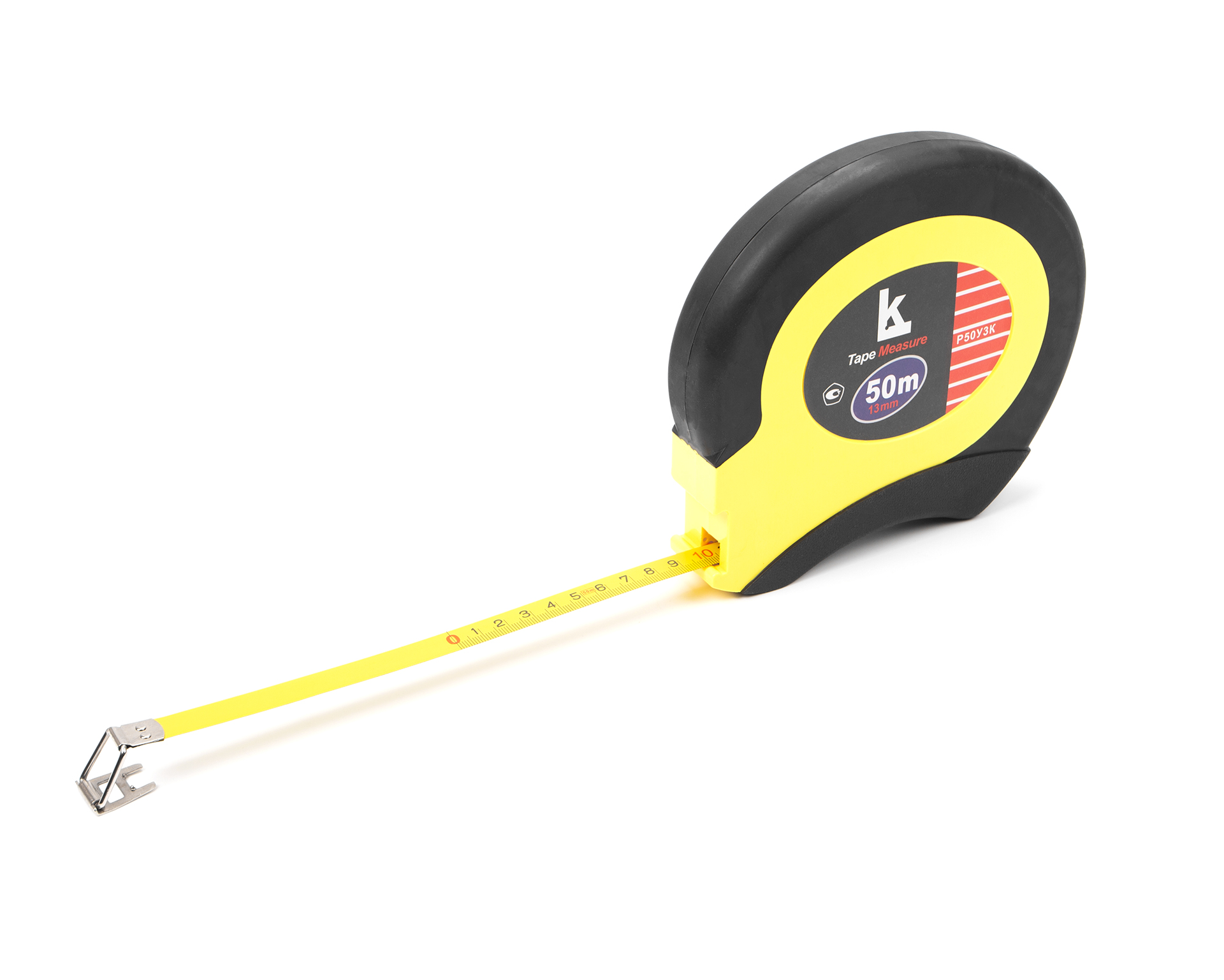 Рулетка 50м с кольцом, обрезиненная класс 3 Р50У3К (госреестр № 71665-18) КЛБ с поверкой