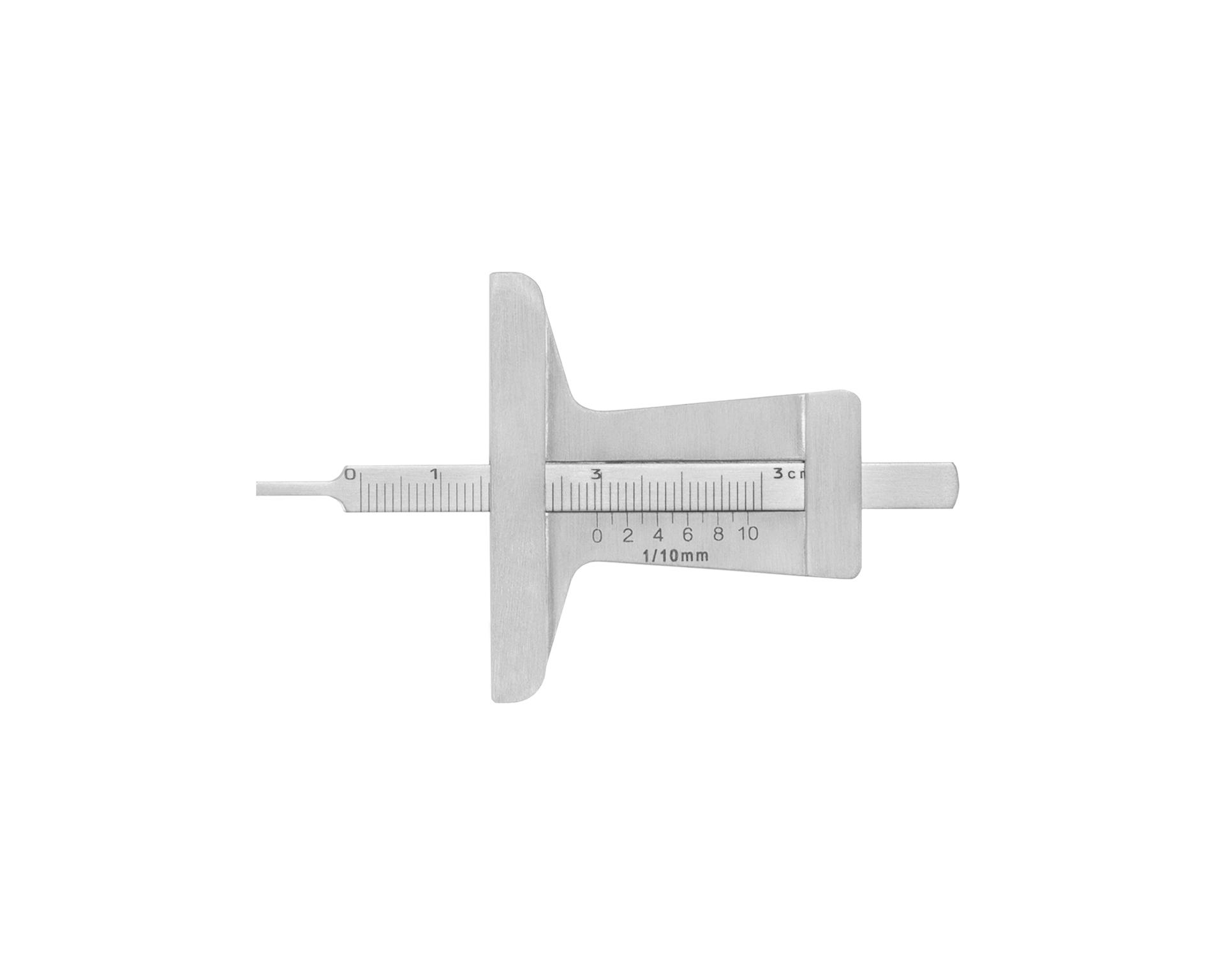 Штангенглубиномер цифровой ШГЦ для измерения глубины протектора шин 0-30 цинковое покрытие Dong Ye КЛБ