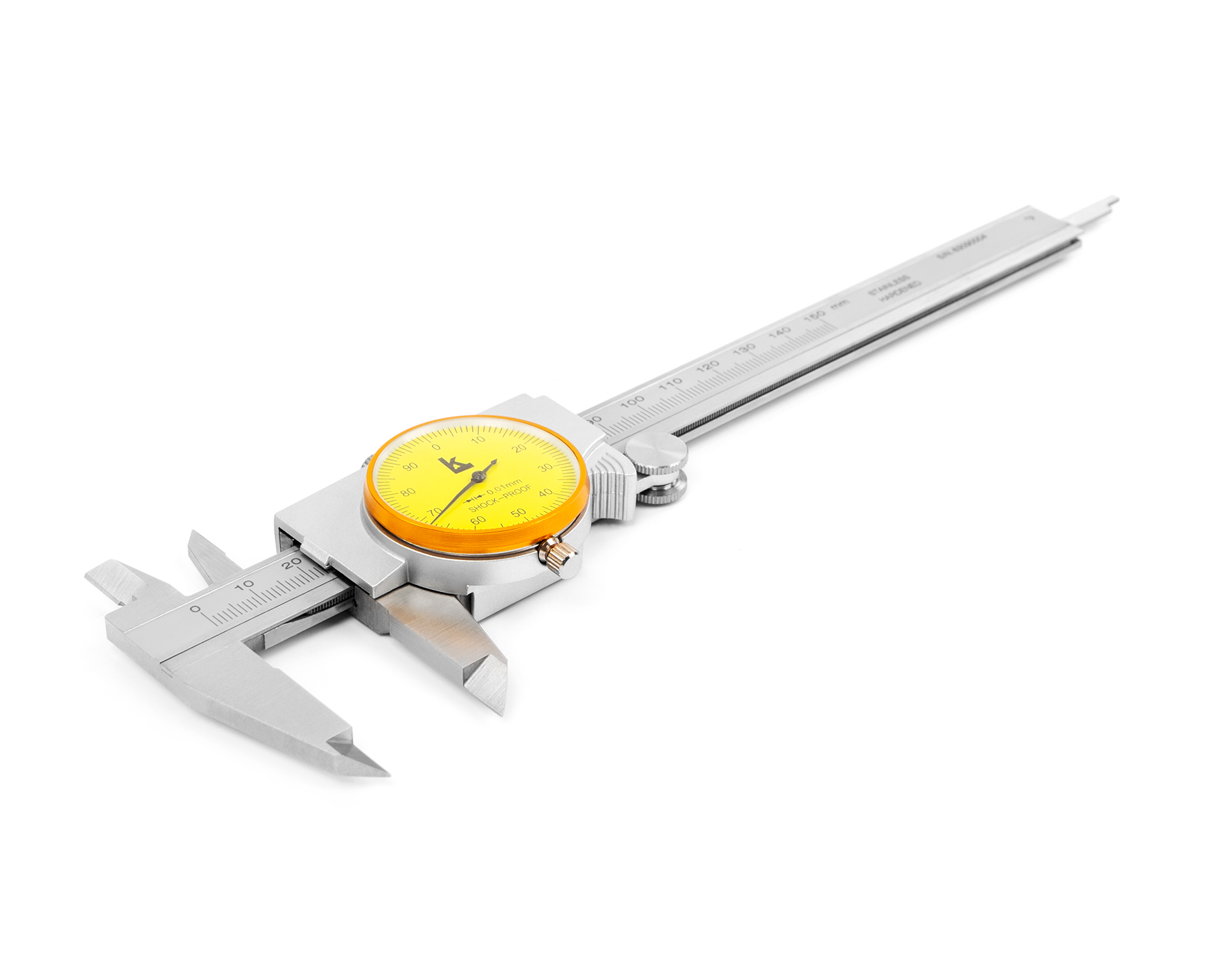 Штангенциркуль ШЦК-1-150 0,01 с круг. шкалой 40мм пылезащищенный IP54 КЛБ