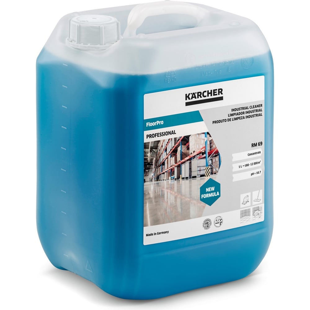 Промышленное чистящее средство для пола Karcher RM 69 10 л 6.296-049.0
