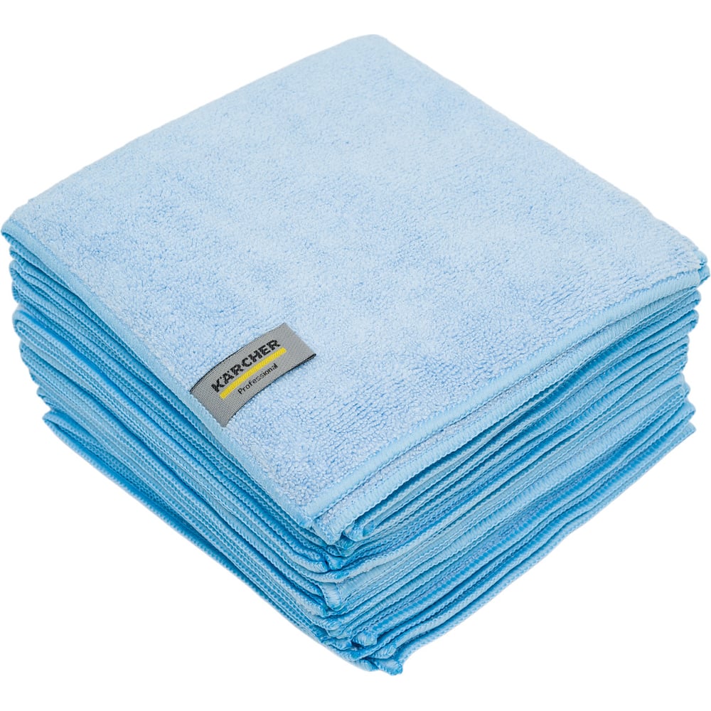 Салфетки из микроволокна Karcher Premium, синие 10 шт. 3.338-274.0