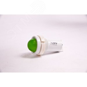 Лампа коммутаторная светодиодная СКЛ12-2-24 зеленая
