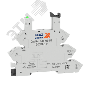 Розетка для реле OptiRel G RR93-51-6-24D-6-P