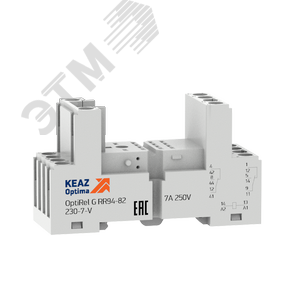 Розетка для реле OptiRel G RR94-82-230-7-V
