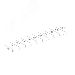 "Маркировка для клемм Ш=8 мм ""1-10"" (40 шт) OptiClip MC8/H/1-10"
