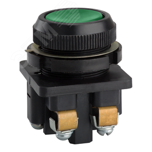 Выключатель кнопочный КЕ 011-У3-исп.2- (зеленый)