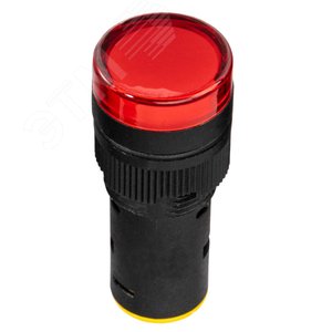Лампа AD16DS(LED) матрица D16мм красный 110В AC/DC