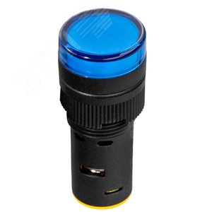 Лампа AD16DS(LED) матрица D16мм синий 230В AC