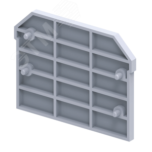 Крышка концевая OptiClip EPCMC1-2-TRIPLET-серый для клемм CMC1-2-TRIPLET
