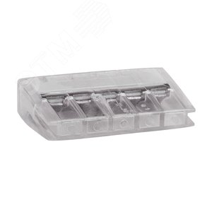 Клемма строительно-монтажная OptiKit СМК 2273-245 (с пастой) 5 отверстий 0,5-2,5 мм2