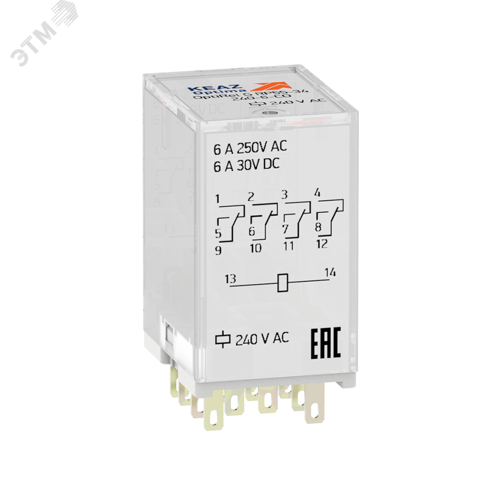 Реле промежуточное OptiRel G RP55-33-24-10-CO/TIL