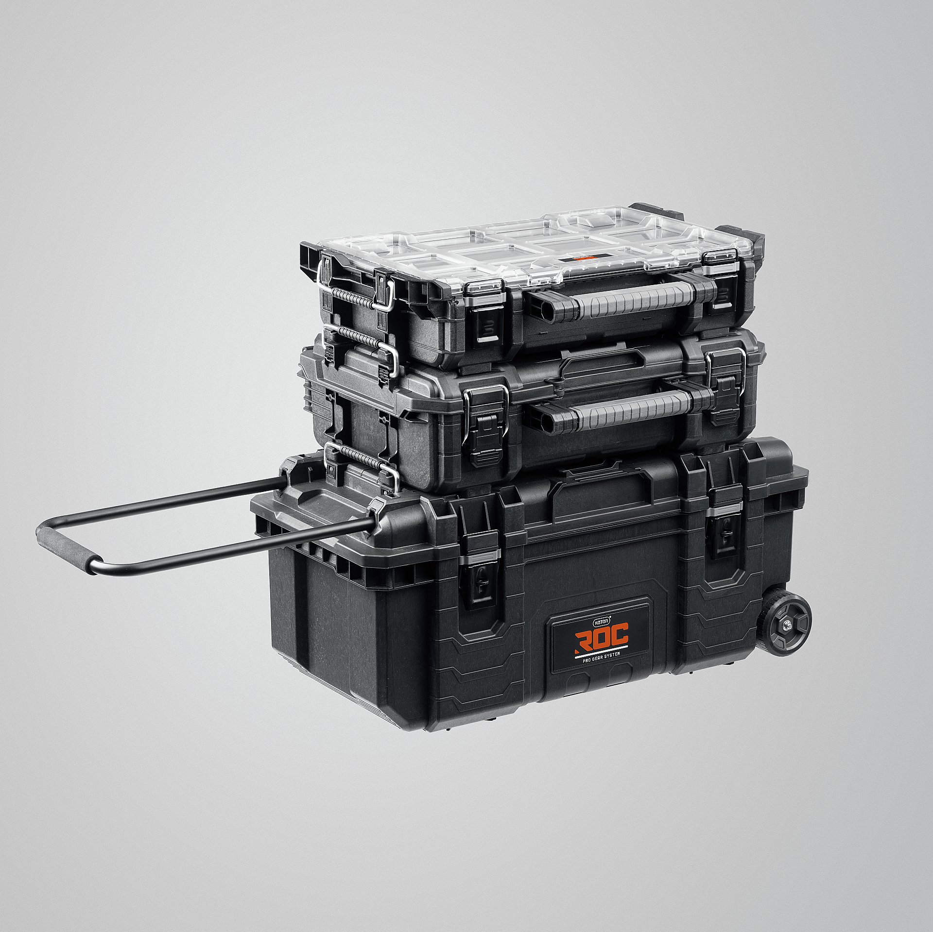 KETER ROC PRO GEAR 2.0 (28″) пластиковый ящик-тележка на колесах (38375)