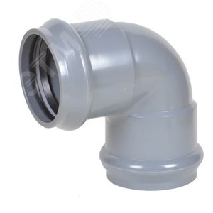 Отвод двухраструбный НПВХ 110 мм. 90 градусов