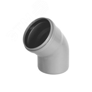 Отвод НПВХ  внутренняя канализация 50 мм. 15 градусов