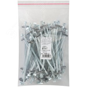 Саморез для сэндвич-панелей 6.3х130 с двойной резьбой (50шт)