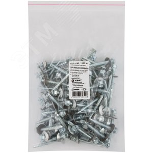 Шуруп кровельный 5,5х50 сверлоконечный (100шт)