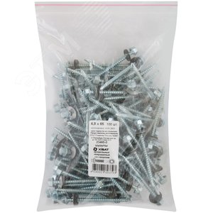 Шуруп кровельный 4,8х65 сверлоконечный (100шт)