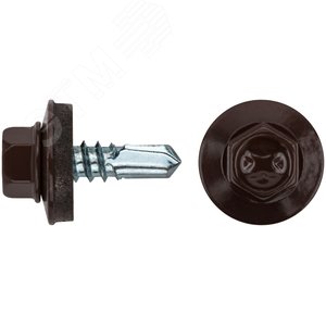 Шуруп кровельный 5,5х19 сверлоконечный (100шт)