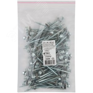 Шуруп кровельный 4,8х80 сверлоконечный (100шт)