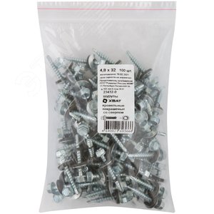 Шуруп кровельный 4,8х32 сверлоконечный (100шт)