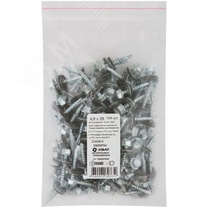 Шуруп кровельный 4,8х28 сверлоконечный (100шт)