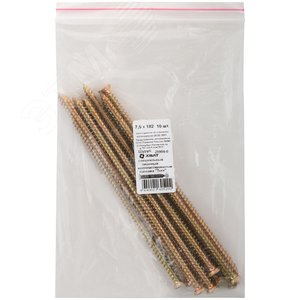 Шуруп оконный 7,5х182 потайная головка, остроконечный (10шт)