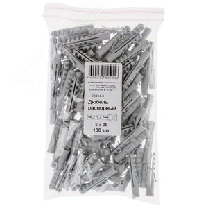 Дюбель 6х35 S (усики) (100шт)