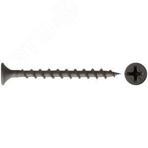 Саморез гипсокартон/дерево 3,5х41 черный (20шт)