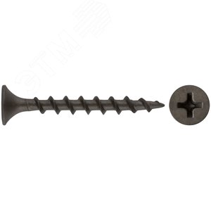 Саморез гипсокартон/дерево 3,5х32 черный (25шт)