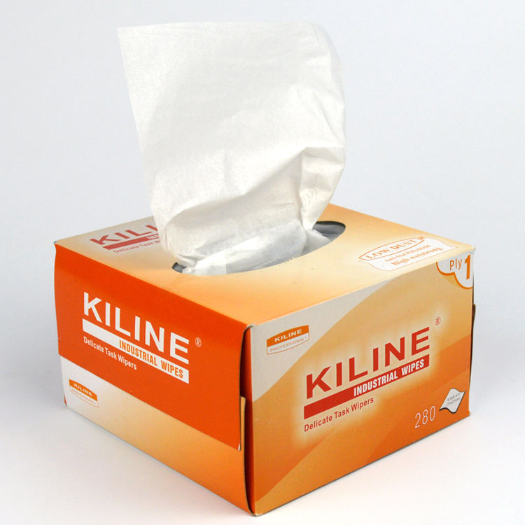 Салфетки протирочные для оптики KILINE Lab & Science, безворсовые (280 шт. в упаковке)