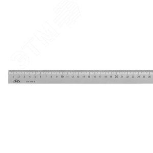 Линейка 500х25х5,0мм DIN866B Шкала 1,0мм (Сталь, утолщенная)