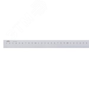 Линейка 500х25х5,0мм DIN866B Шкала 1,0мм (Сталь, утолщенная)