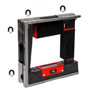 Уровень поверочный рамный 0,02мм 200x200x44мм CSN255739-1 (Магнитный)