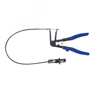 Щипцы для пружинных хомутов 12-53 мм, гибкий привод 630 мм KING TONY 9AA31