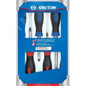 Набор отверток, 6 предметов KING TONY 31116MR01