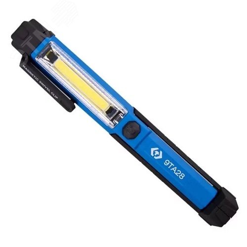 Фонарь светодиодный, в форме ручки, 1+1 элемент, 1,5 В, Li-Ion, 3,7 В KING TONY 9TA28