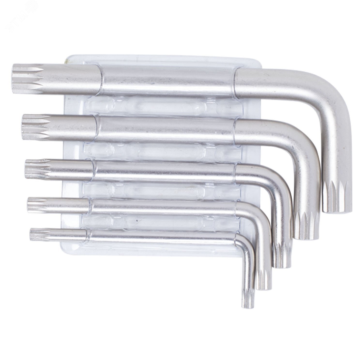 Набор Г-образных Spline, M5-M12, короткие, 5 предметов KING TONY 20505PR01