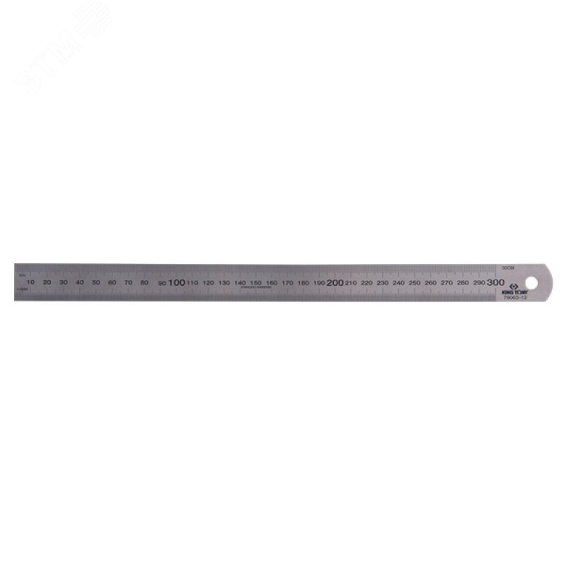 Линейка металлическая 28,5x1,2x500 мм KING TONY 79063-20