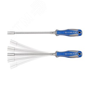 Отвертка торцевая 7,0 мм, 190 мм, гибкая, для хомутов KING TONY 1453-07