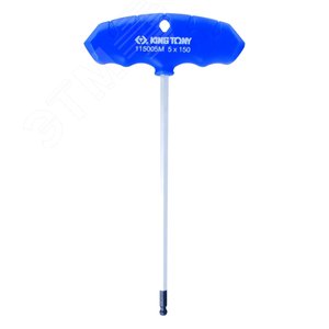 Шестигранник Т-образный 2 мм, 90,0 х 137,0 мм, с шаровым окончанием KING TONY 115002MR