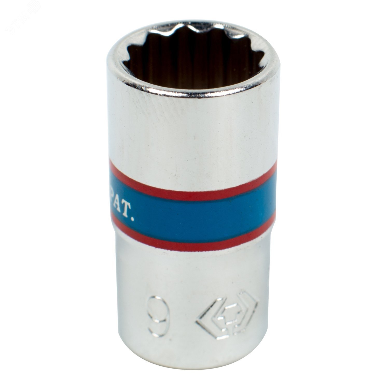 Головка торцевая стандартная двенадцатигранная 1/4", 9 мм KING TONY 233009M